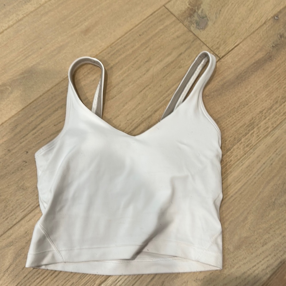 lululemon white align tank top